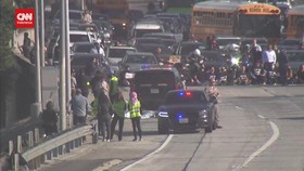 VIDEO: Pedemo Blokir Jalan di Los Angeles Demi Aksi Bela Palestina