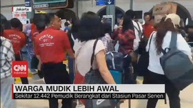 VIDEO: Jelang Nataru, Warga Mudik Lebih Awal