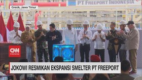 VIDEO: Jokowi Resmikan Ekspansi Smelter PT Freeport