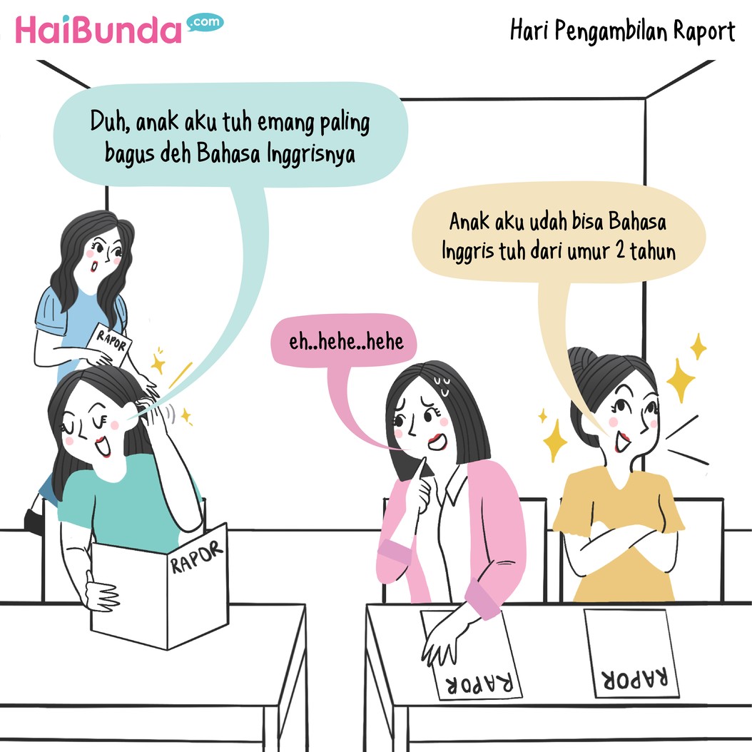 Bubun pusing saat hari pengambilan rapor tiba&comma; para Bunda di sekolah Kakak saling lempar kehebatan anak masing-masing&period; Simak yuk cerita selengkapnya&excl;