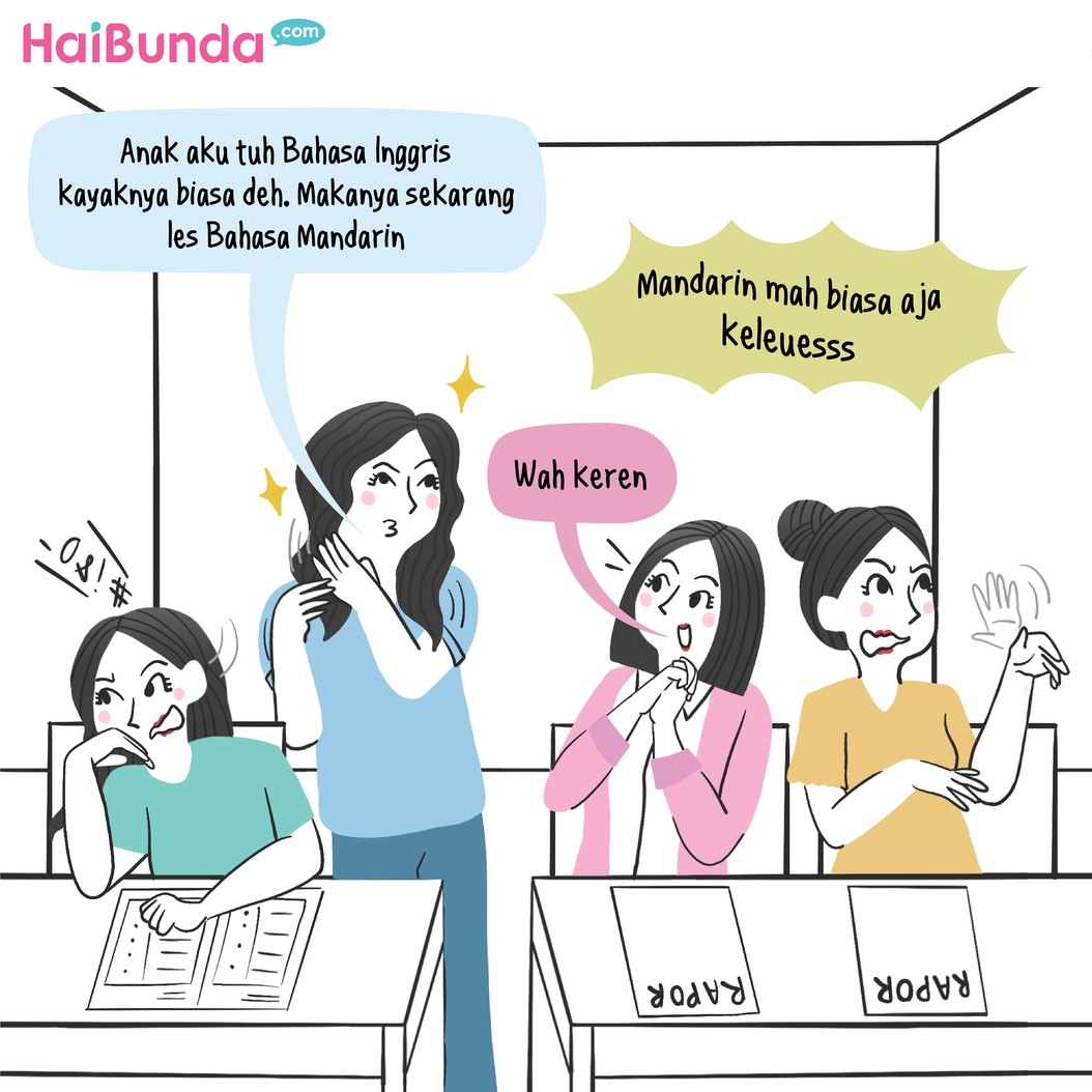 Bubun pusing saat hari pengambilan rapor tiba&comma; para Bunda di sekolah Kakak saling lempar kehebatan anak masing-masing&period; Simak yuk cerita selengkapnya&excl;