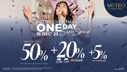 Sambut Natal, METRO Departement Store Diskon Gila-gilaan Seharian