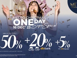 Sambut Natal, METRO Departement Store Diskon Gila-gilaan Seharian