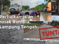 Before-After Jalanan di Lampung Tengah: Dulu Bak Kubangan, Kini Mulus