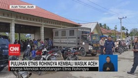 VIDEO: Puluhan Etnis Rohingya Kembali Masuk Aceh
