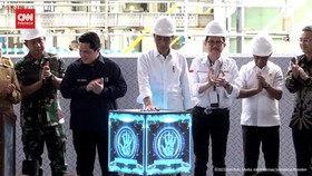 VIDEO: Jokowi Resmikan Smelter Freeport Gresik, Produksi 1,3 Juta Ton