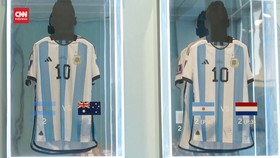 VIDEO: Jersey Messi di Piala Dunia 2022 Dilelang, Laku Rp120 M