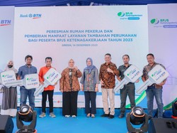 BPJS Ketenagakerjaan Resmikan Pembangunan 200 Rumah Pekerja di Gresik
