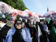 Demo di Depan Kedubes, Massa Kutuk Veto AS soal Gencatan di Gaza