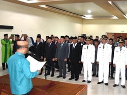 57 Pejabat Eselon III Dilantik Usai Tertunda gegara Wabup Gorontalo Ngamuk