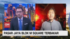 VIDEO: Pasar Jaya Blok M Square Terbakar