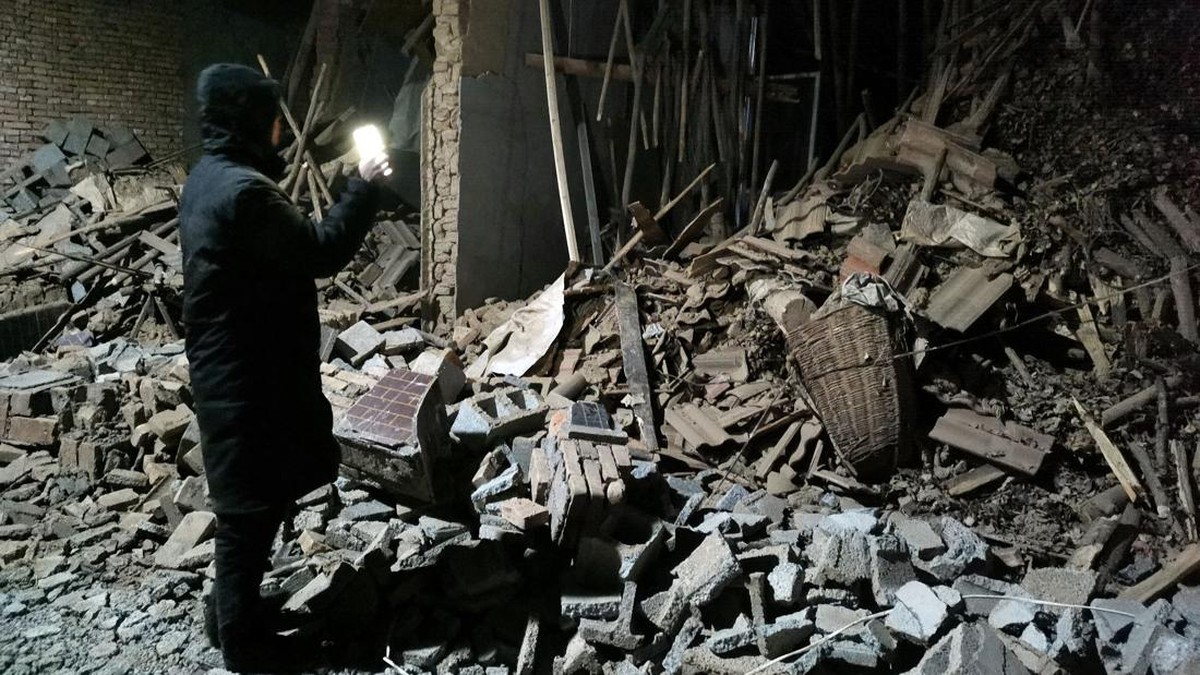 FOTO: Penampakan usai Gempa Dahsyat M 6,2 Guncang China