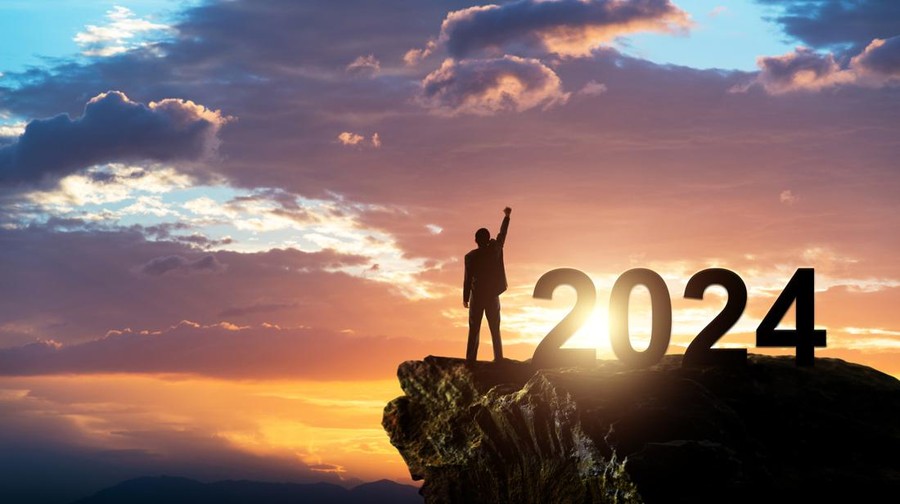 Ilustrasi tahun baru 2024. Ilustrasi tahun baru 2024.