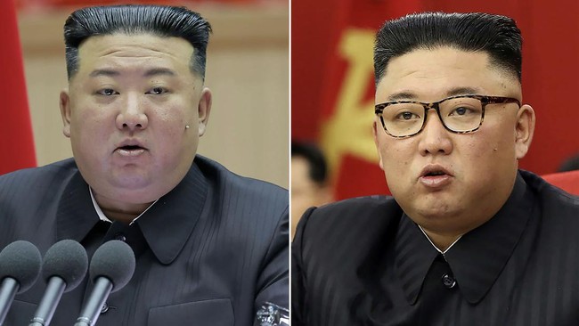 Pemimpin Korea Utara Kim Jong Un tampak kembali gemuk usai dilaporkan sempat menjalani diet pada 2021.