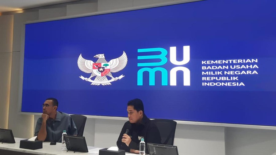 Menteri BUMN Erick Thohir Menteri BUMN Erick Thohir.