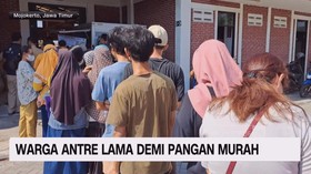 VIDEO: Warga Antre Lama Demi Pangan Murah