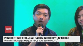 VIDEO: Pendiri Tokopedia Jual Saham Goto Rp70,12 Miliar