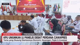 VIDEO: KPU Umumkan 11 Panelis Debat Perdana Cawapres