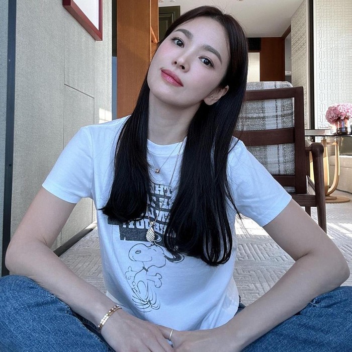 Song Hye Kyo was involved in figure skating during school/Photo: Instagram/kyo1122