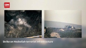 VIDEO: Serangan Udara Israel Bombardir Wilayah Perbatasan Lebanon