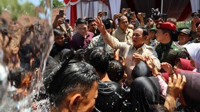 Kolaborasi dengan Unhan, Prabowo Resmikan 5 Titik Air Bersih di Jabar