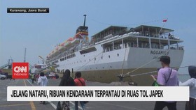 VIDEO: Jelang Nataru, Ribuan Kendaraan Terpantau di Ruas Tol Japek