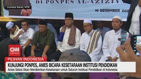 VIDEO: Kunjungi Ponpes, Anies Bicara Kesetaraan Institusi Pendidikan