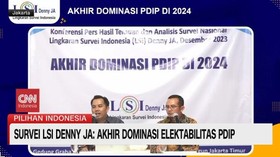 VIDEO: Survei LSI Denny JA: Akhir Dominasi Elektabilitas PDIP