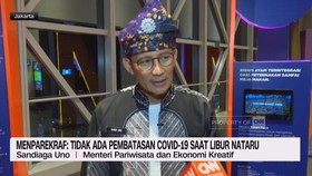 VIDEO: Menparekraf: Tidak Ada Pembatasan Covid-19 Saat Libur Nataru