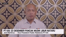 VIDEO: PT KAI: 23 Desember Puncak Mudik Libur Nataru