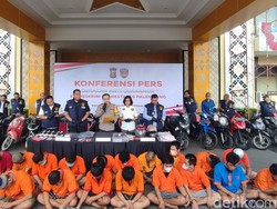 Selama 3 Pekan, Polrestabes Palembang Sikat 32 Pelaku Curanmor