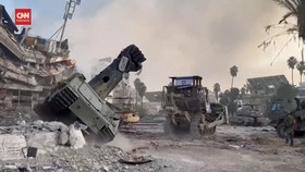 VIDEO: Momen Israel Robohkan Monumen Perang Gaza 2014