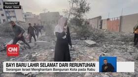 VIDEO: Bayi Baru Lahir Selamat dari Reruntuhan