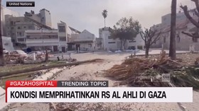 VIDEO: Kondisi Memprihatinkan RS Al Ahli di Gaza