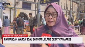 VIDEO: Pandangan Warga Soal Ekonomi Jelang Debat Cawapres
