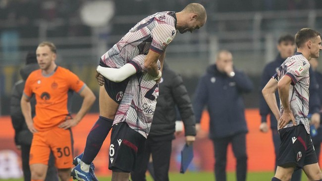Inter Milan secara dramatis kalah dari Bologna. Berikut empat tim lolos ke perempat final Coppa Italia hingga Kamis (21/12) dini hari WIB.