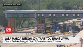 VIDEO: Jasa Marga Diskon 10% Tarif Tol Trans Jawa