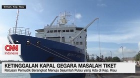 VIDEO: Ketinggalan Kapal Gegara Masalah Tiket