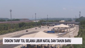 VIDEO: Diskon Tarif Tol Selama Libur Natal Dan Tahun Baru