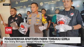 VIDEO: Penggerebekan Apartemen Pabrik Tembakau Gorilla