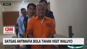 VIDEO: Satgas Antimafia Bola Tahan Vigit Waluyo