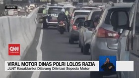 VIDEO: Viral Motor Dinas Polri Lolos Razia