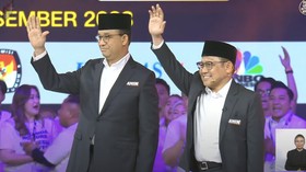 Anies Geleng-geleng Saat Gibran Sebut Cak Imin Tak Konsisten soal IKN