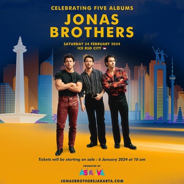 Jonas Brothers Bakal Manggung di Indonesia pada Bulan Kasih Sayang