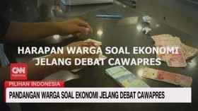 VIDEO: Pandangan Warga Soal Ekonomi Jelang Debat Cawapres