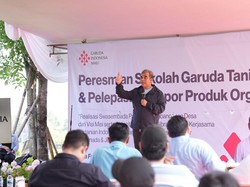 Relawan Garuda Indonesia Maju Resmikan Sekolah-Lepas Ekspor Produk Desa