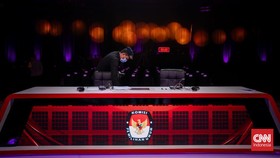 FOTO: Sterilisasi Lokasi Debat Pertama Cawapres 2024