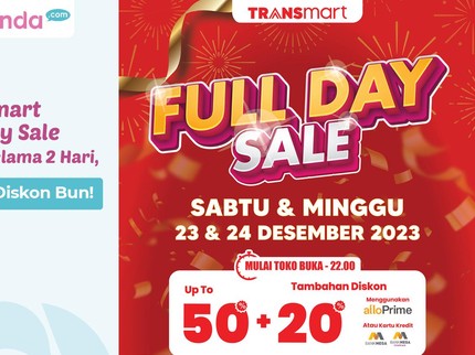 Transmart Full Day Sale Hadir Selama 2 Hari, Banjir Diskon Bun!