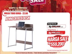 Transmart Full Day Sale Hadir Lagi! Meja Kerja Cuma Rp 599 Ribu