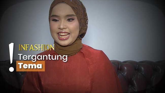 Biasa Tampil Manis, Putri Ariani Pilih Gaun Merah Agar Terkesan Gahar